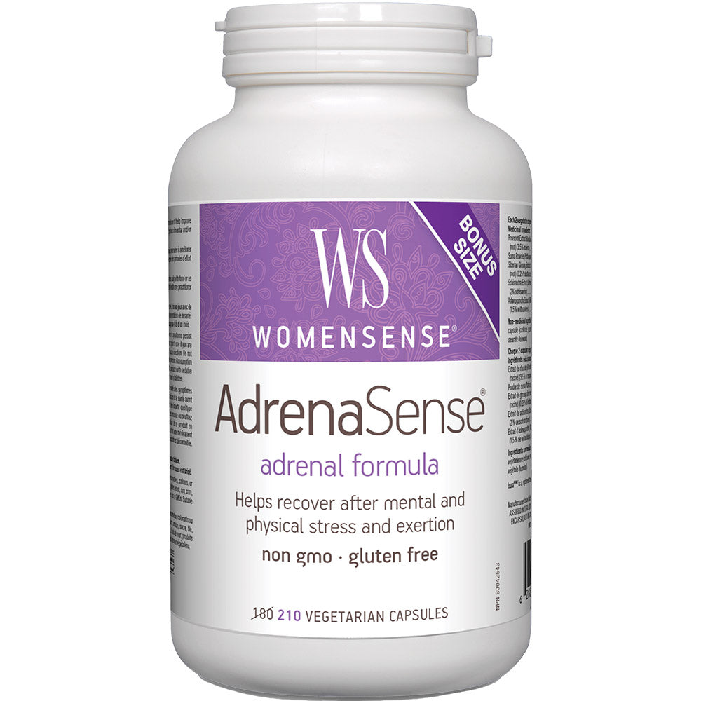WomenSense AdrenaSense, Bonus Size - 210 vegetarian capsules