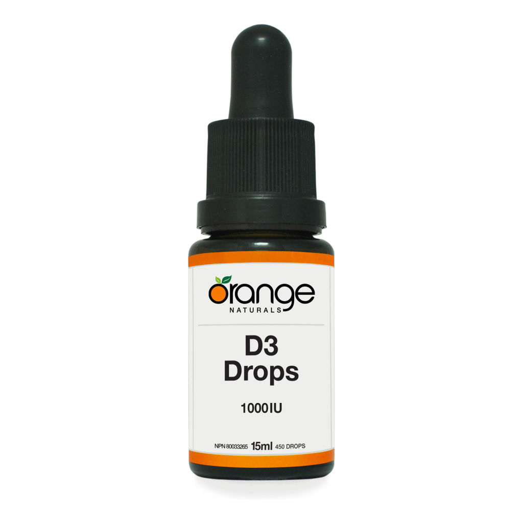 D3 Drops 1000IU Orange MCT