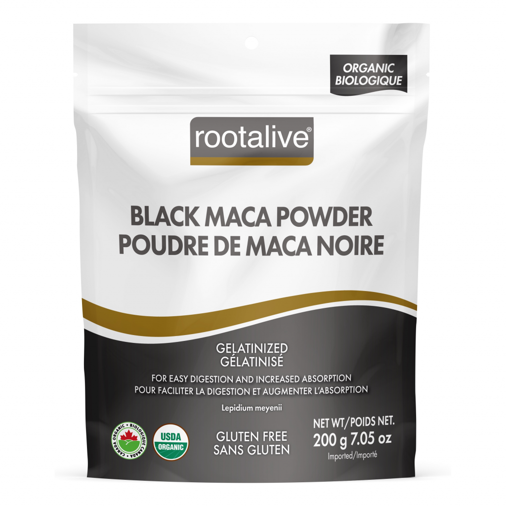 Organic Gelatinized Black Maca Pwd
