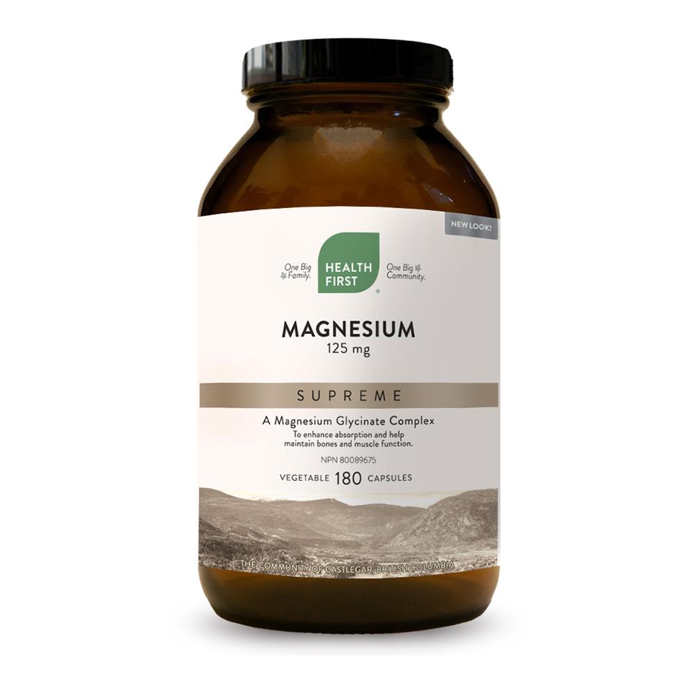 Health First Magnesium Supreme, 180 vegetable capsules